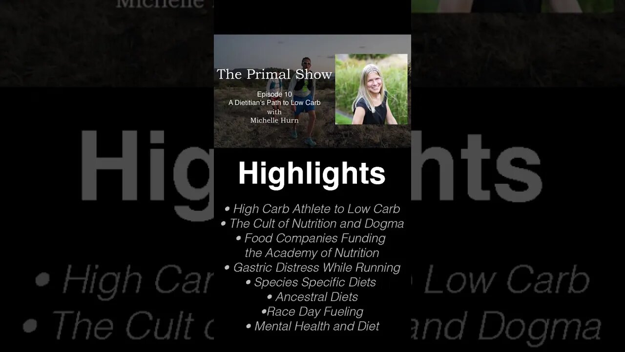 Highlights of Episode 10 with Low Carb Dietitian Michelle Hurn. Full Show Release Tomorrow #shorts