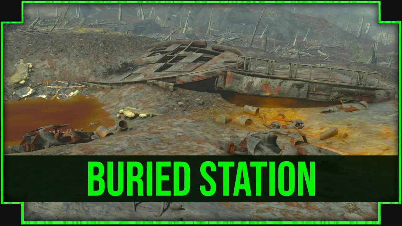 Buried Station in Fallout 4 - Wonder Who Stole The Signs!