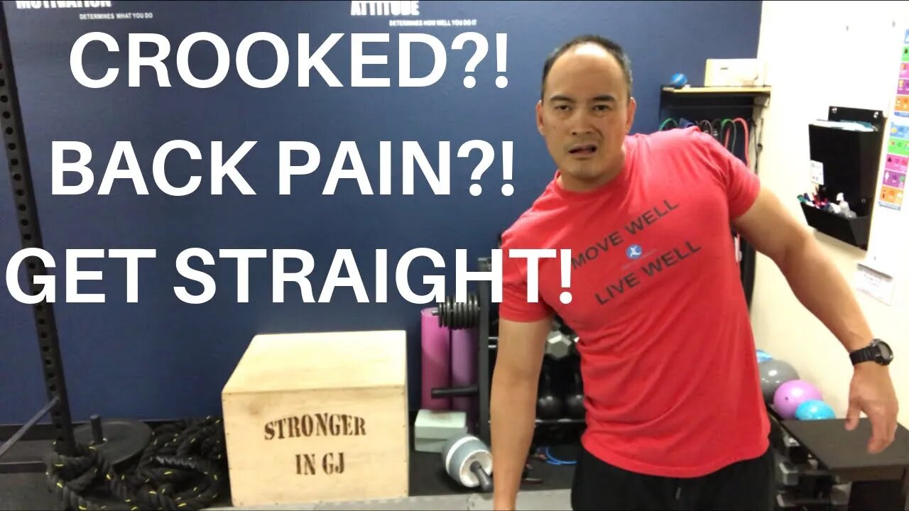 CROOKED?! BACK PAIN?! SCIATICA?! GET STRAIGHT!