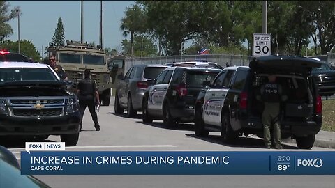 Increase in crimes during pandemic