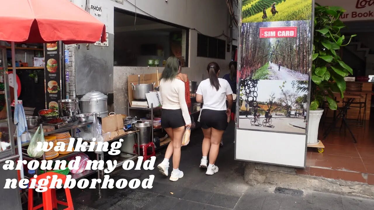 Walking around My old Neighborhood in District 1 (Bui Vien to Ho hao Hon Street)