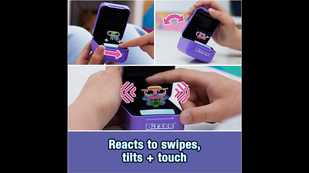 Interactive Toy Digital Pet Animals Inside, Virtual Electronic Pets React to Touch