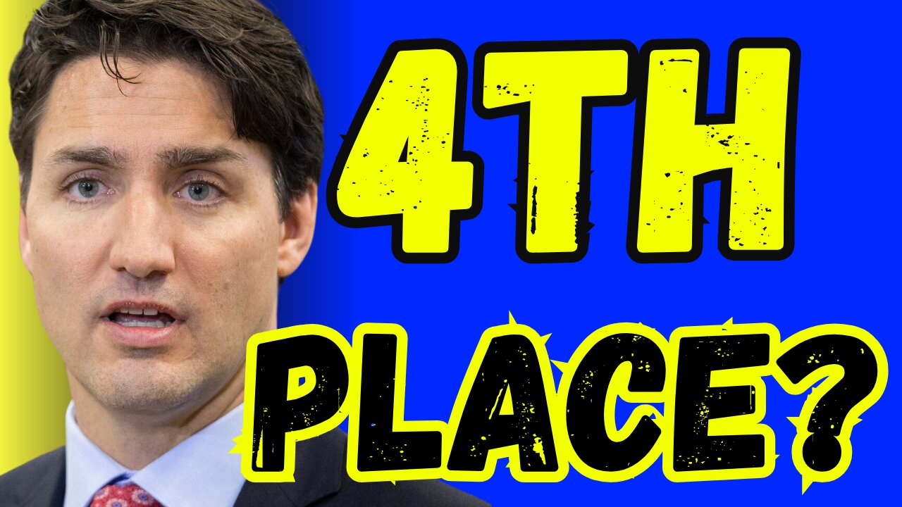 Justin Trudeau's LIBERALS To FINISH In 4Th PLACE???