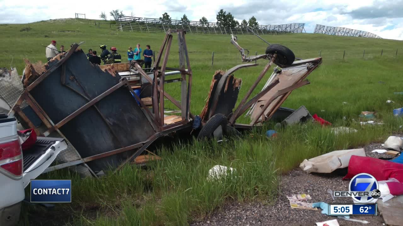 Crash leaves Denver-area Scout troop without their camping equipment or a way to haul it