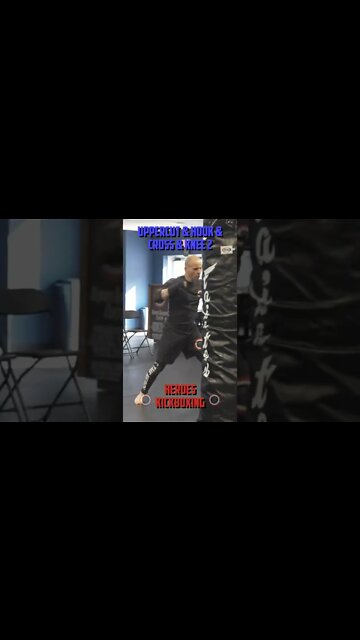 Heroes Training Center | Kickboxing "How To Double Up" Uppercut & Hook & Cross & Knee 2 FH | #Shorts