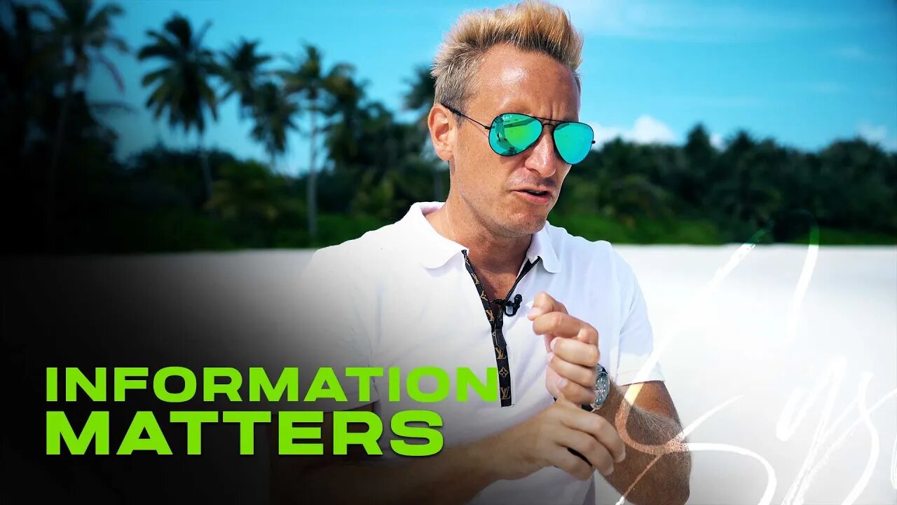 The Only Type of Information in Marketing that Matters - Robert Syslo Jr