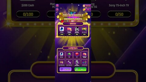 COLLECT PUZZLE REDDEM gift