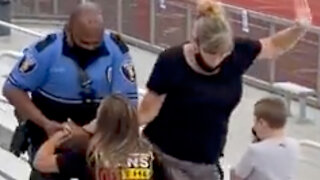 Mom TASED! Arrested At Her Son's Middle School Football Game For Refusing To Wear Mask