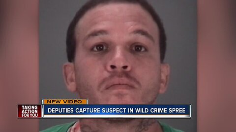 VIDEO: Pasco County deputies capture man wanted for armed carjacking