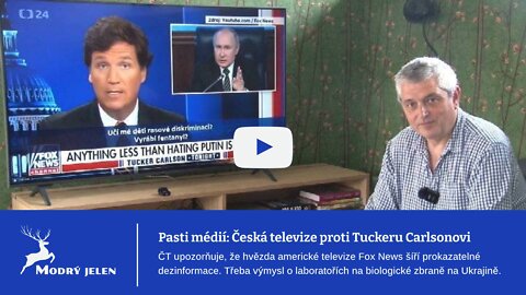 Pasti médií: Česká televize proti Tuckeru Carlsonovi z Fox News