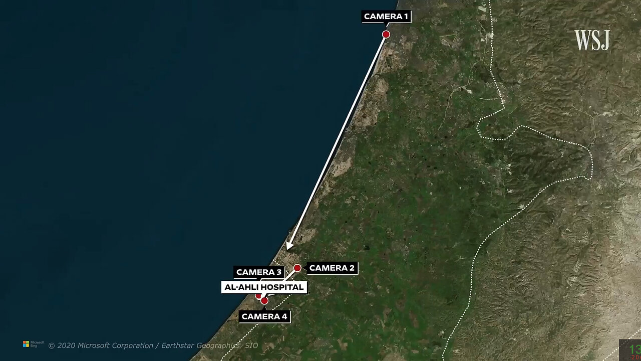 WSJ: Video Analysis Shows Gaza Hospital Hit By Failed Rocket Launched from Gaza.