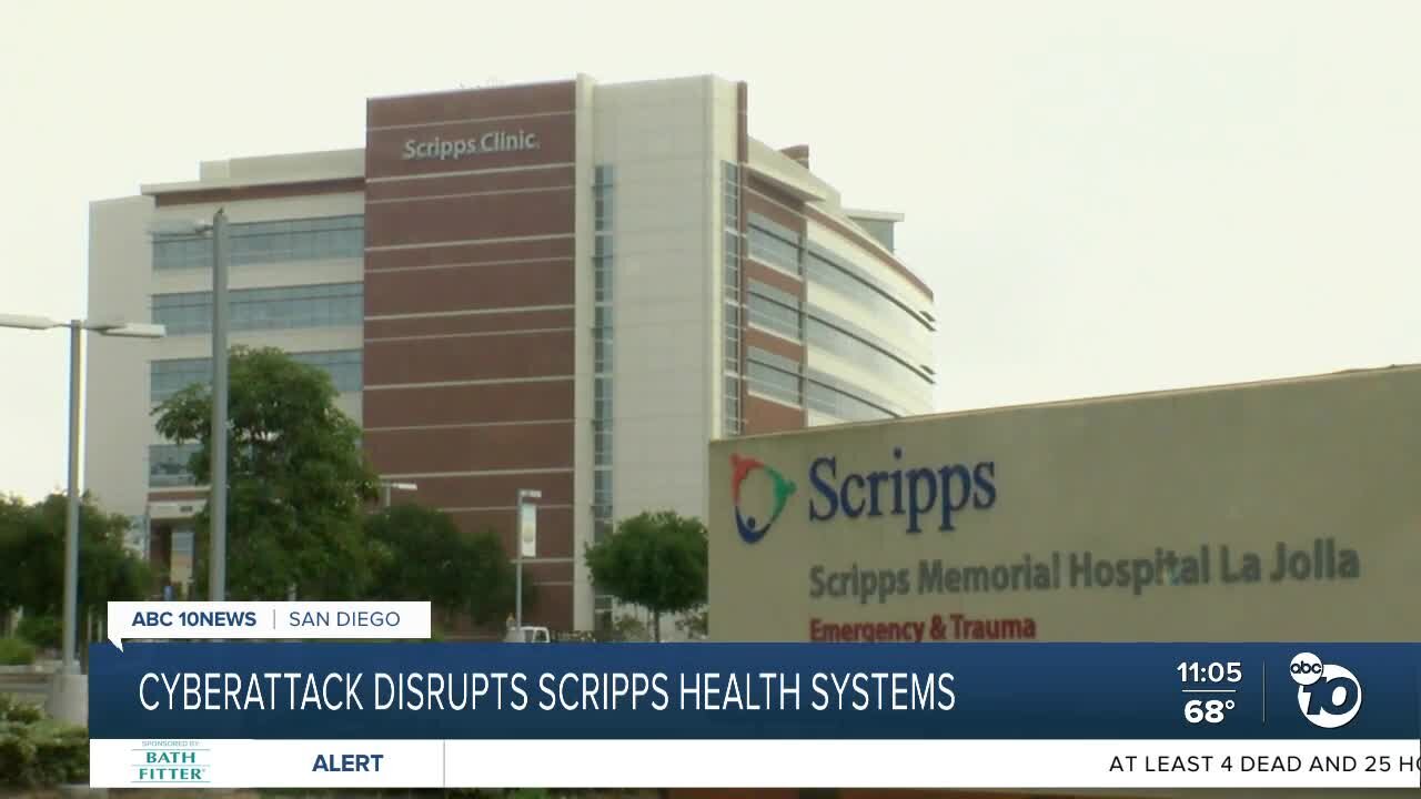 Cyberattack disrupts Scripps Health systems