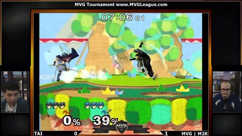 MVG Tournament: TAI (Blue Marth) vs. MVG | Mew2king (Black Marth)