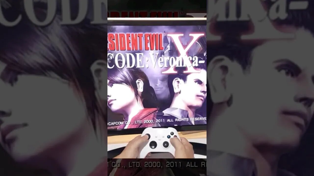 Resident Evil CODE: Veronica no Xbox Series S. #xboxseriess #residentevilcodeveronicax #short