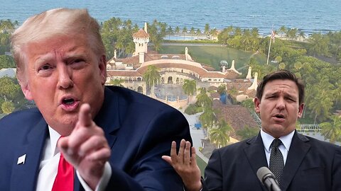 BOMBSHELL: Trump BLAMES DeSantis For FBI Raid of Mar-A-Lago, Endorses Charlie Crist