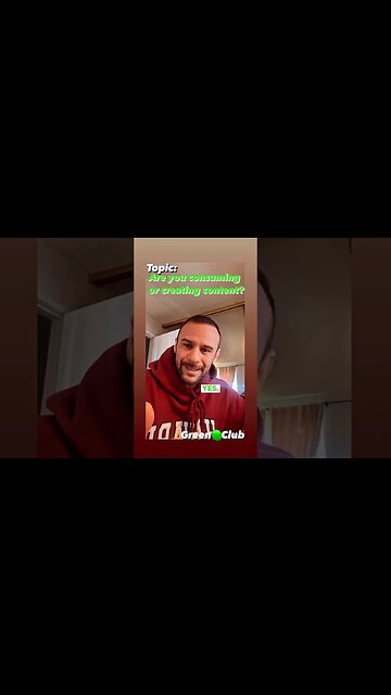 Are you consuming or creating CONTENT? SELF ASSESSMENT