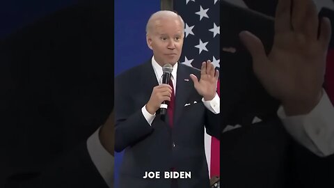 Joe Biden, I Misspoke