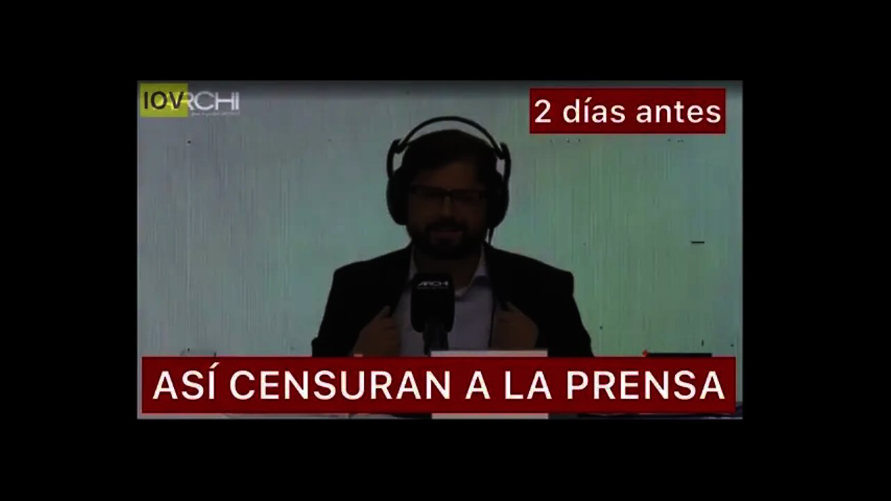 Boric alabando a los medios por ser "incomodos", pero se incomoda cuando le toca a el!! GRAN FINAL!!