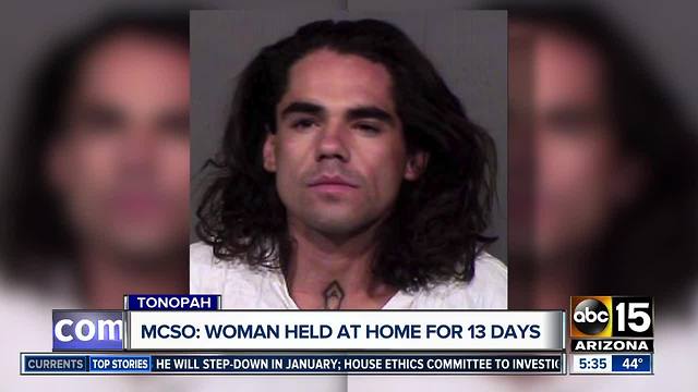 MCSO: Woman survives 13 days of assault from Tonopah man