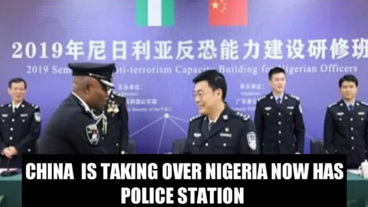 China open police station in Nigeria