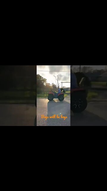 Boys will be boys #short #atv