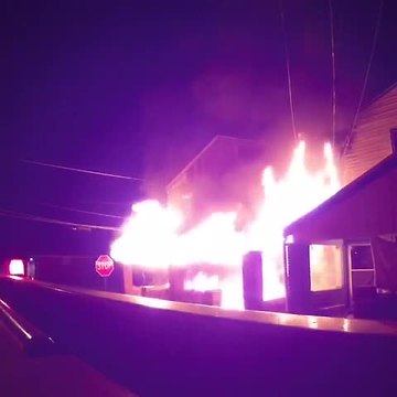 Large fire on Indianapolis' south side