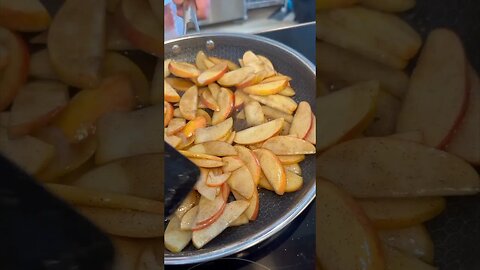 Fried apples #cooking