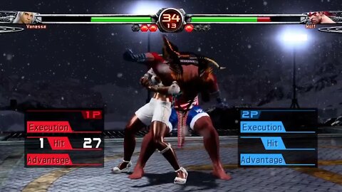 VF5FS match - Vanessa (Kruza) vs. Wolf (kebulee)