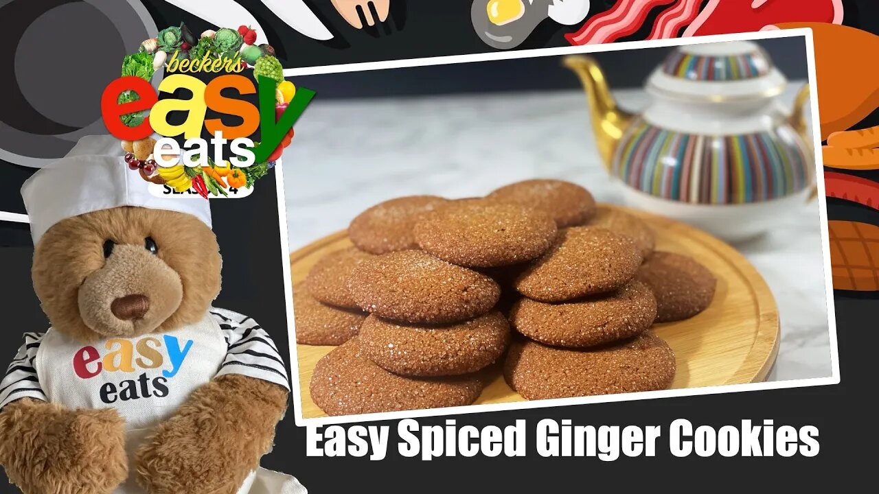 S04E04 Becker's Easy Eats: Easy Spiced Ginger Cookies