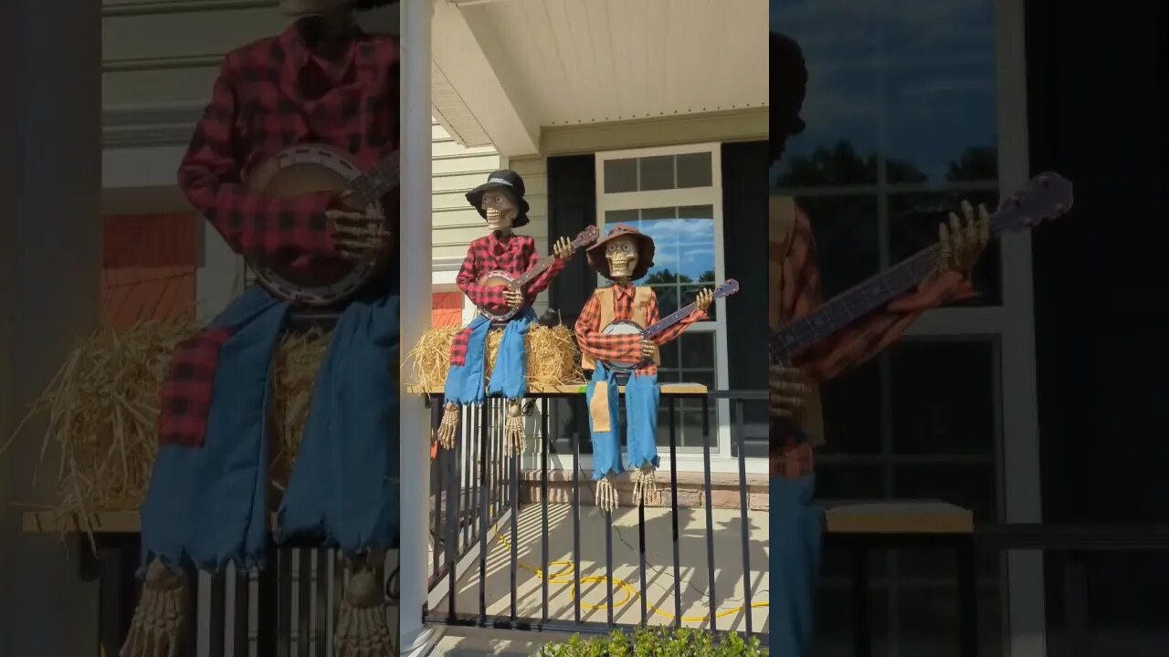 These Skeleton Brothers Challenge you to a Banjo Duel to the Death for your SOUL! Halloween Fun!