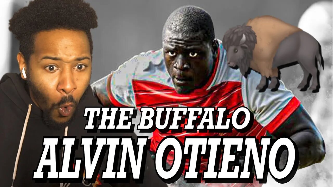 DISRESPECTFUL STIFF-ARM | ALVIN OTIENO - THE BUFFALO | BIG HITS & HIGHLIGHTS | REACTION!!!