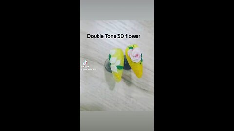 Double Tone 3d flower