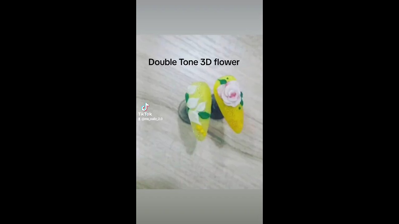 Double Tone 3d flower