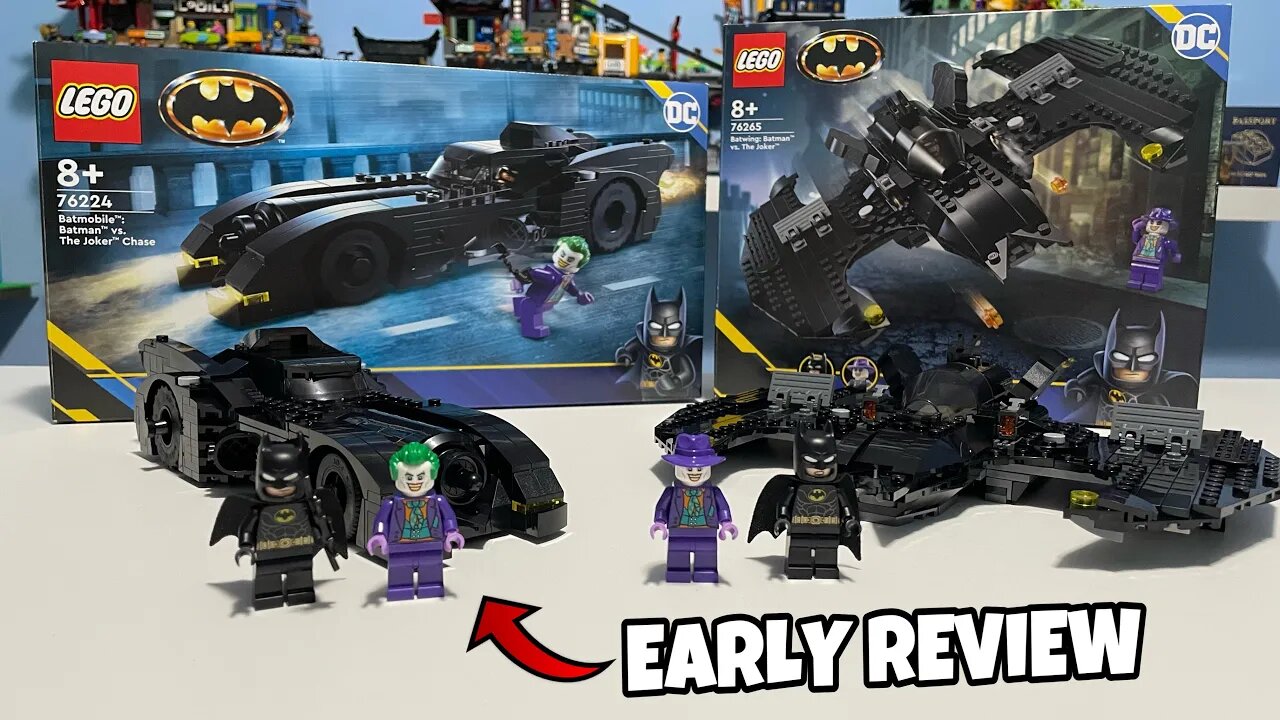 LEGO Batman Batmobile AND Batwing EARLY Review | 2023 LEGO DC Sets Review