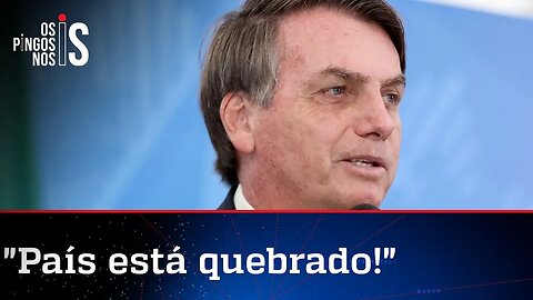 Bolsonaro faz importante alerta sobre a economia