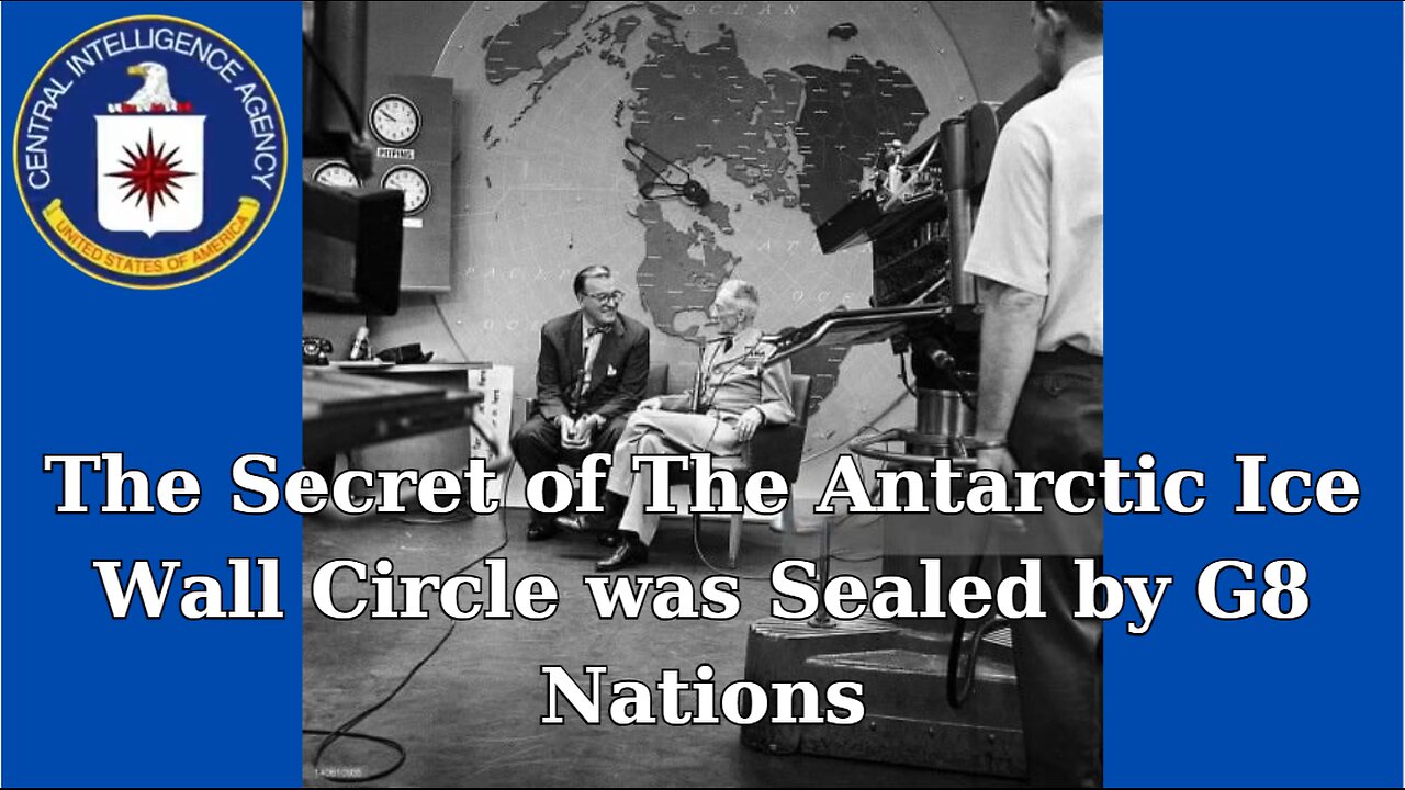 [SEBARKAN] Admiral Byrd sits in front of the Azimuthal-Equidistant Flat Earth Map.