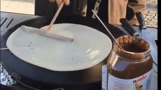 Street Food - Chocolate Crepes Cake