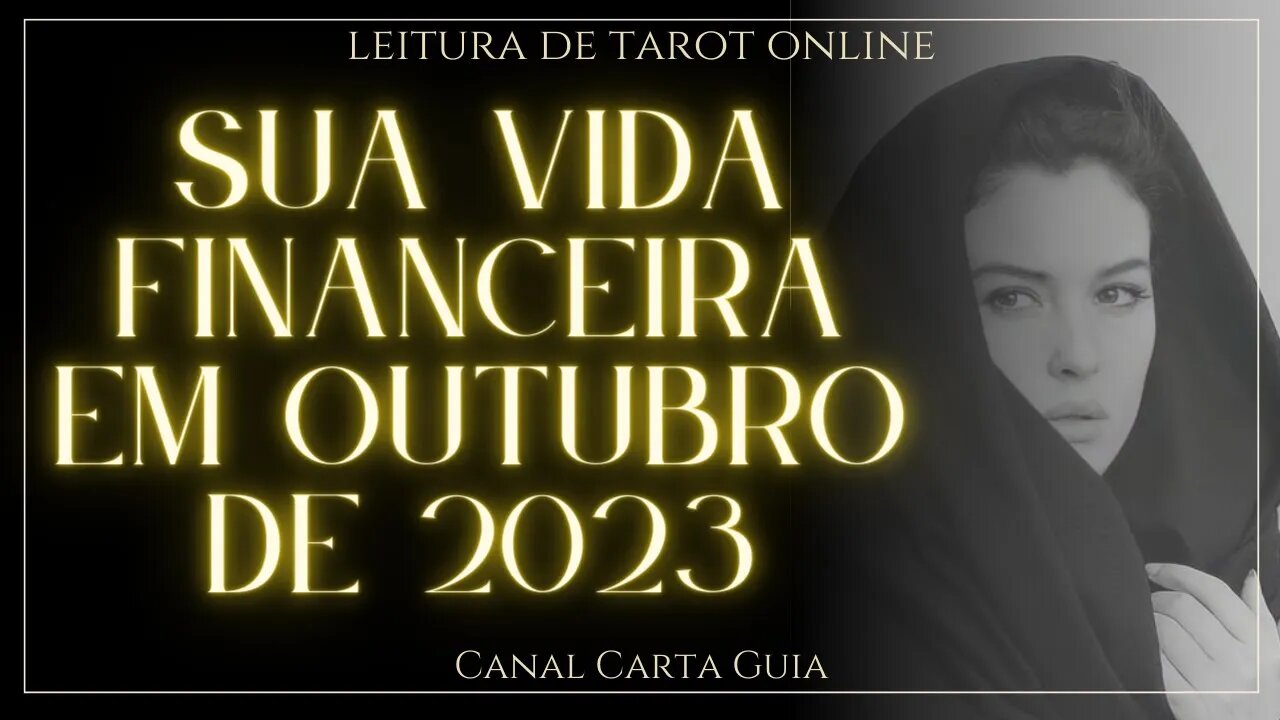 💰 OUTUBRO 2023 | MENSAGEM DO TAROT PARA SUA VIDA PROFISSIONAL E FINANCEIRA ✨️
