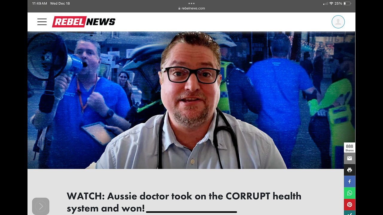 WATCH: Aussie doctor took on the CORRUPT health system and won!