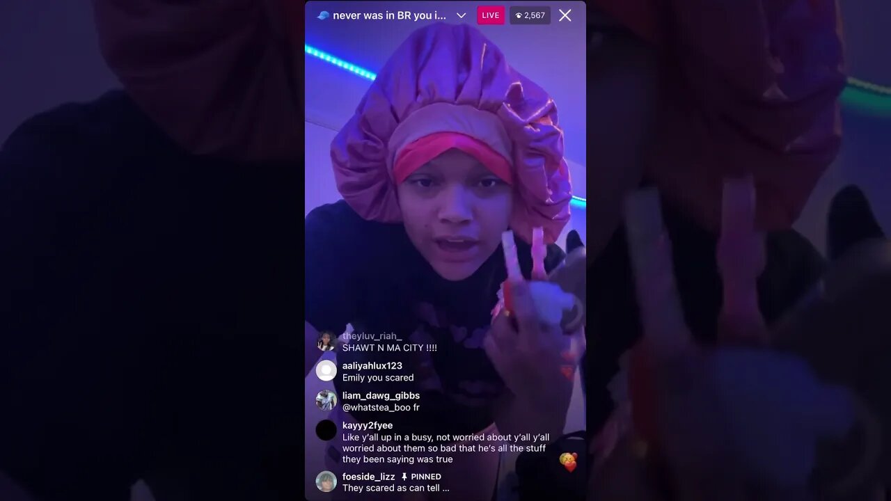 EMILY EARS IG LIVE: Emily and Rbt Accuse Emily And Yanni For Capping On Live *With Proof* (09-03-23)