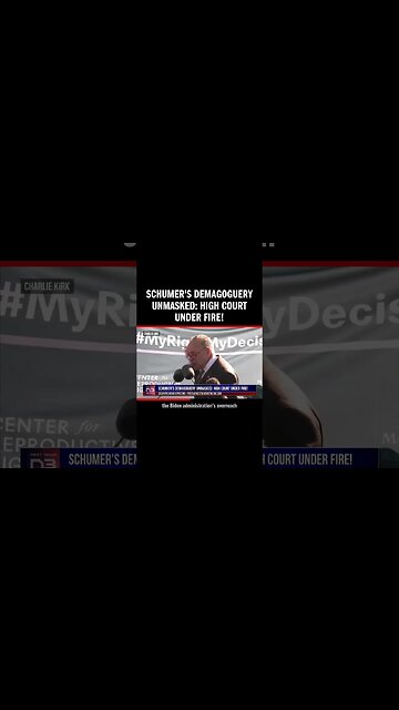 Schumer's Demagoguery Unmasked: High Court Under Fire!