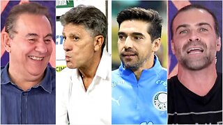 "É FREGUÊS! O Abel tá VIRANDO O 'PAI' do Renato Gaúcho e..." OLHA esse DEBATE após 4x1 do Palmeiras!