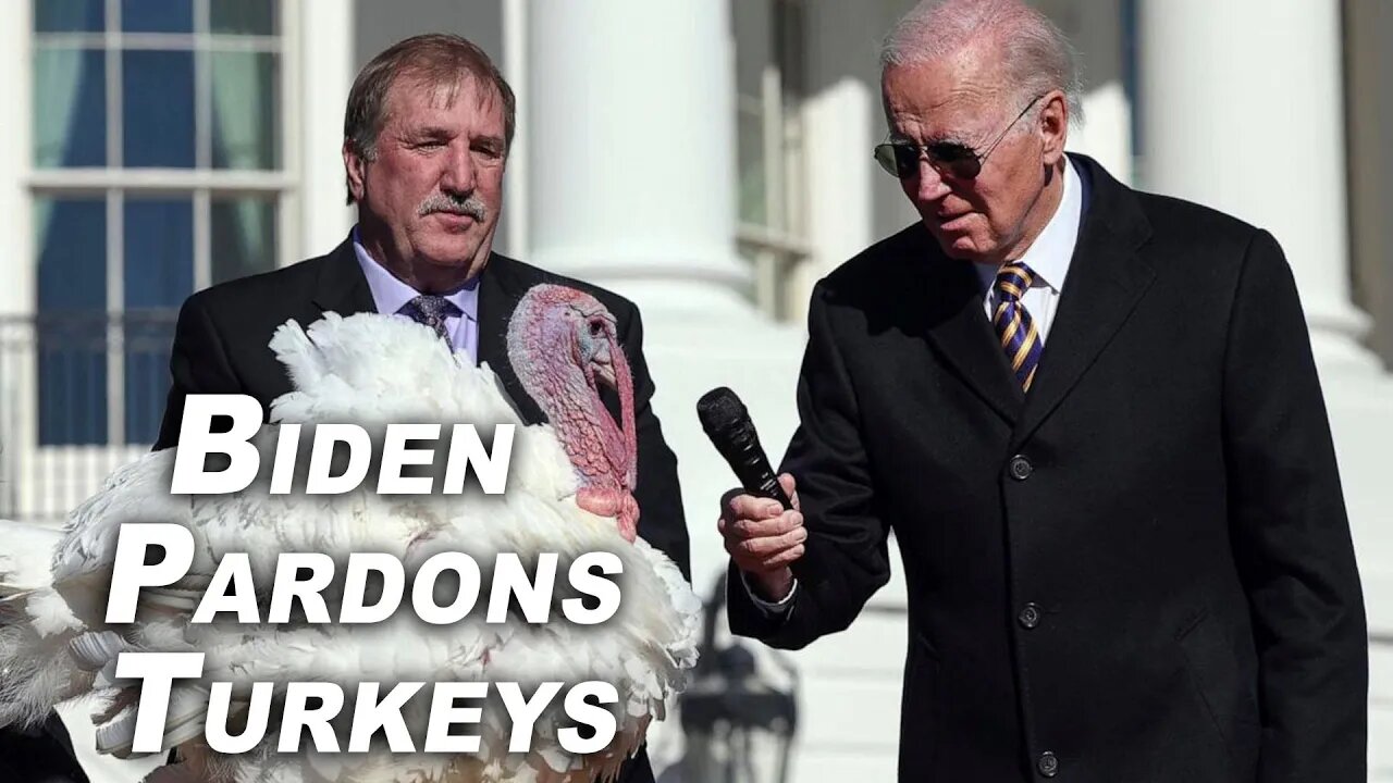 Biden Pardons National Thanksgiving Turkeys