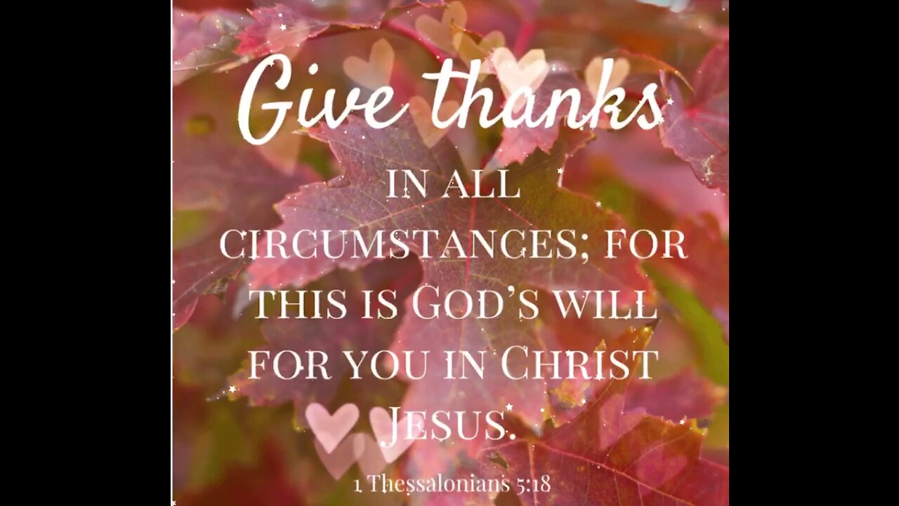 1 Thessalonians 5:18