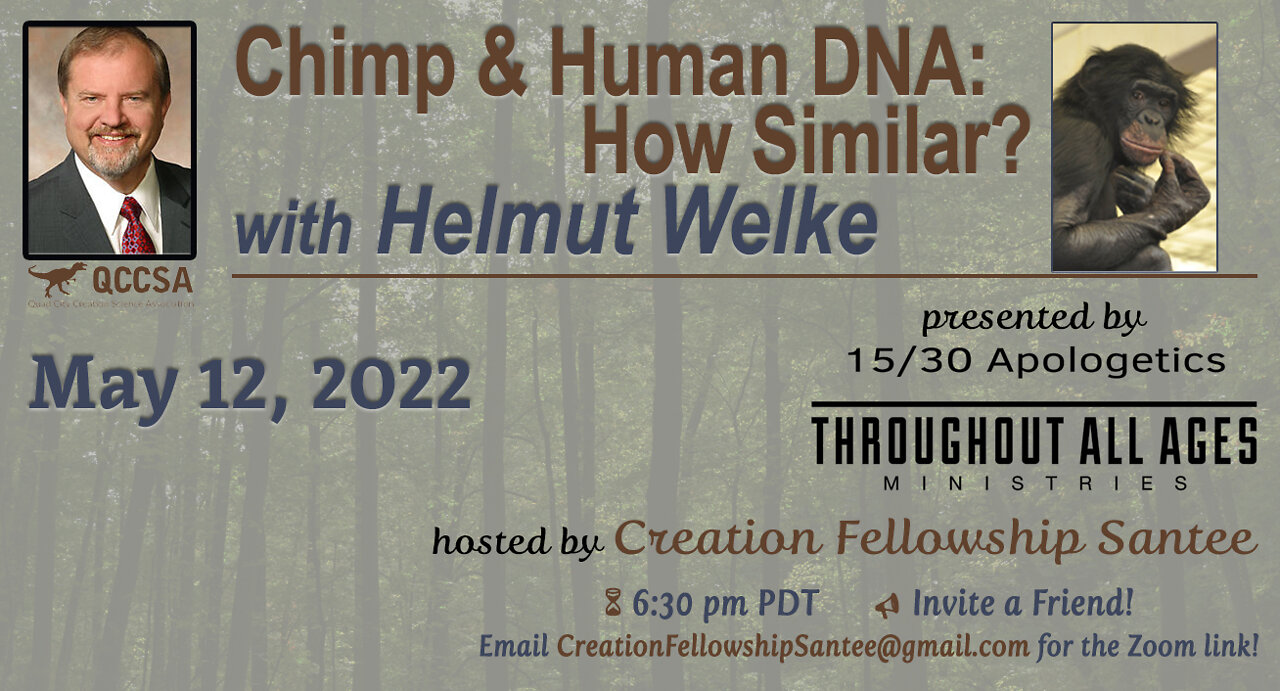 Helmut Welke "Chimp and Human DNA how similar is it?"