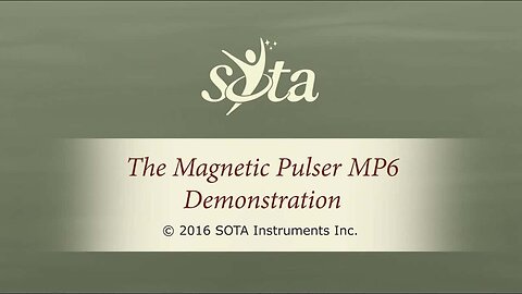 Demonstration on how to use the SOTA Magnetic Pulser Models MP7 & MP6