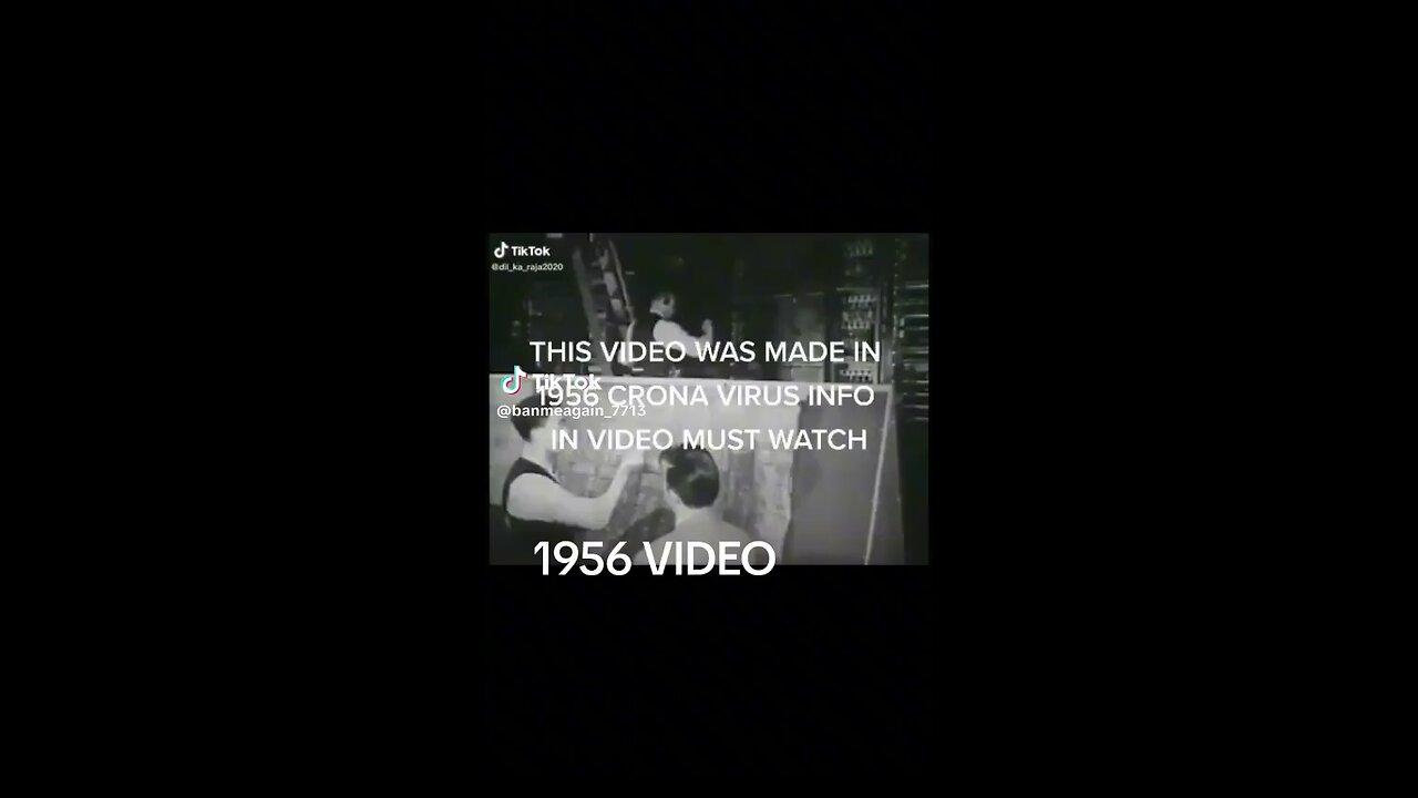 Video from 1956 🤔😉🧐🤨