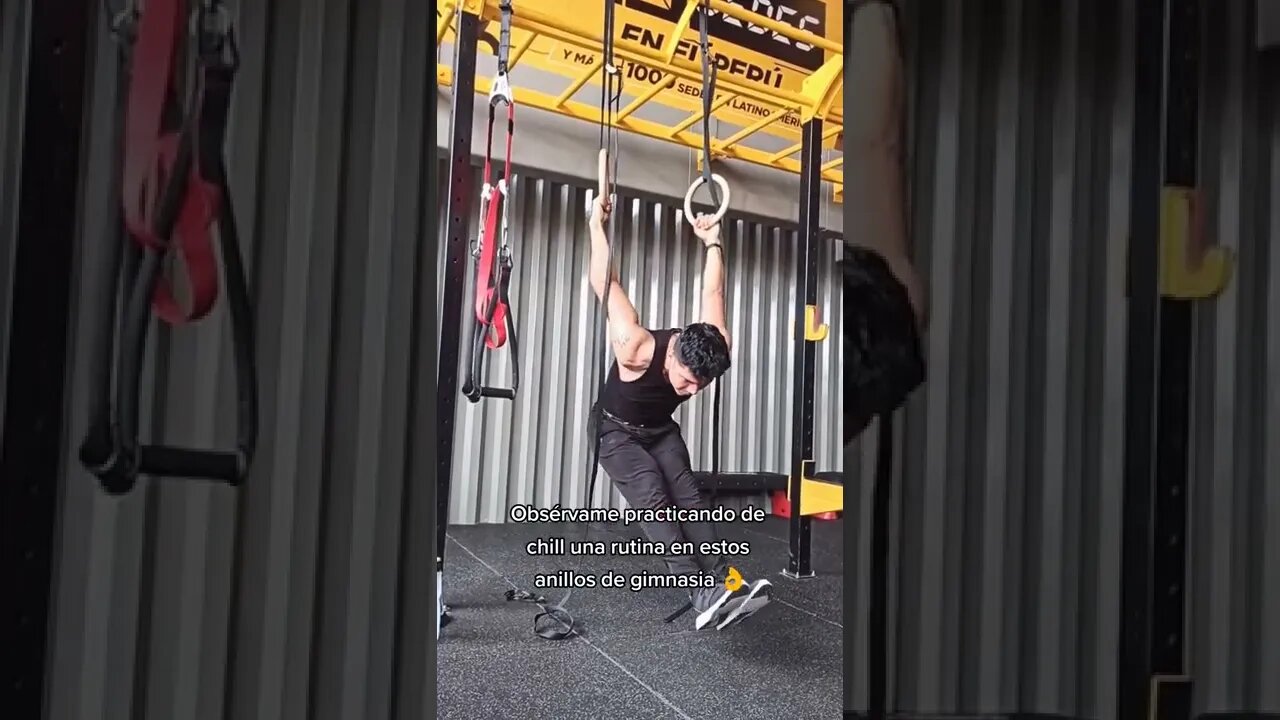 Obsérvame Practicando Una Rutina en Anillos de Gimnasia 🔥