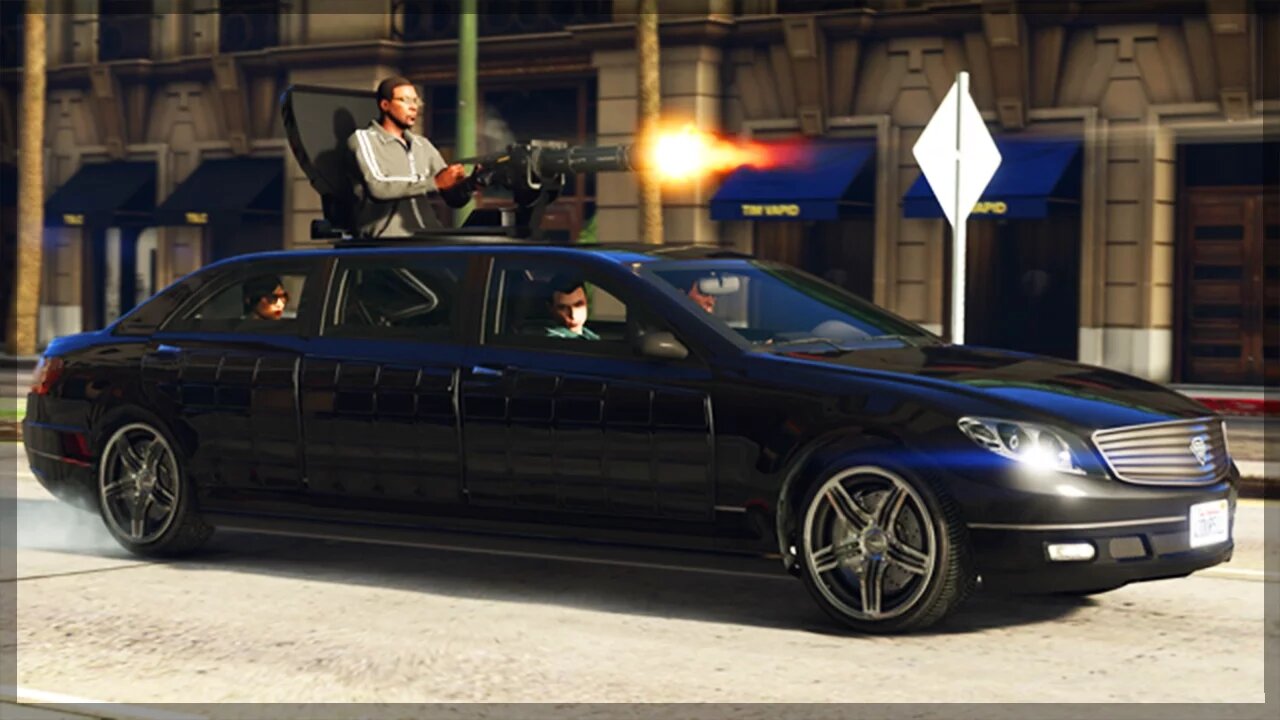 GTA 5 DLC UPDATE GAMEPLAY! - NEW TURRETED LIMO, FEATURES & PRICE! (GTA 5)