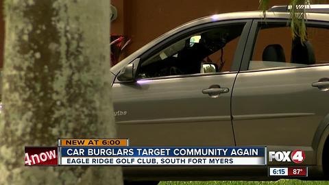 Car burglars steal handgun, cash and cameras from Fort Myers golf community